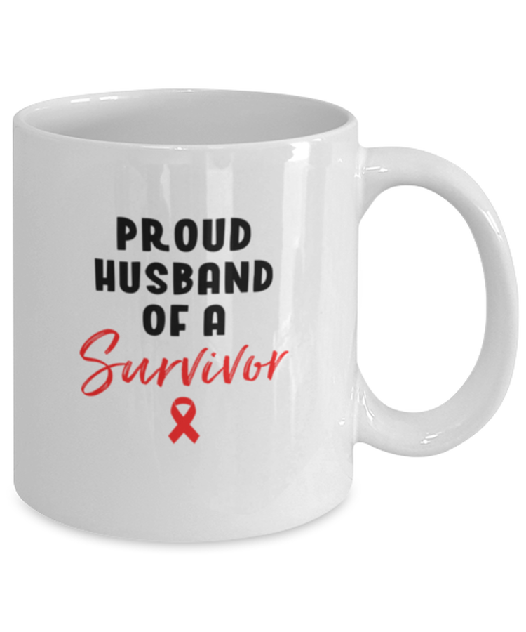 Coffee Mug Funny Proud Husband Of Survivor