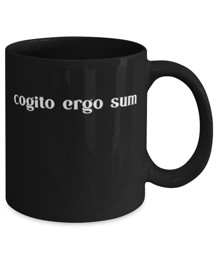 Coffee Mug Funny Cogito Ergo Sum