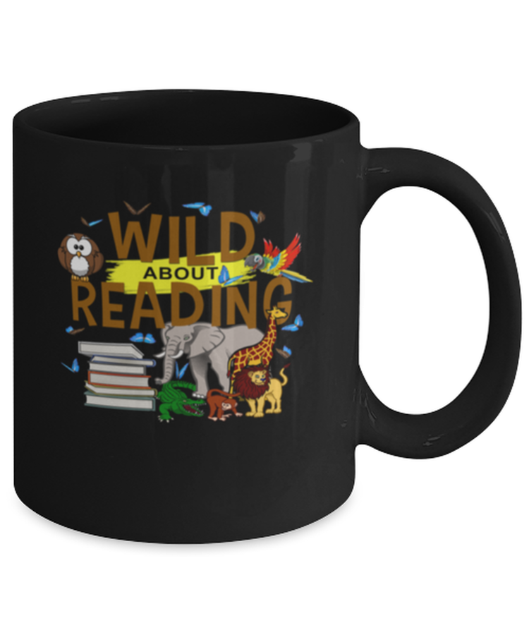 Coffee Mug Funny Wild about reading