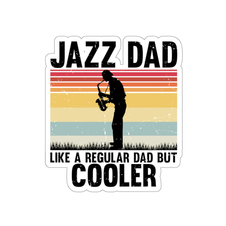 Sticker Decal Hilarious Sax Beating Trombone Saxophonist Lover Musician Novelty Wind Music Stickers For Laptop Car
