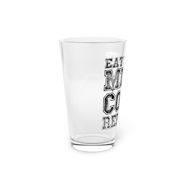 Beer Glass Pint 16oz vHilarious Mine Excavating Mineworker Drilling Enthusiast Humorous Digging