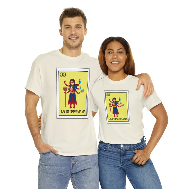 Shirt Funny Mexican Mothers Lottery Card Amusing  Comical Cheerful Cheerful Greeting T-Shirt Unisex Heavy Cotton Tee