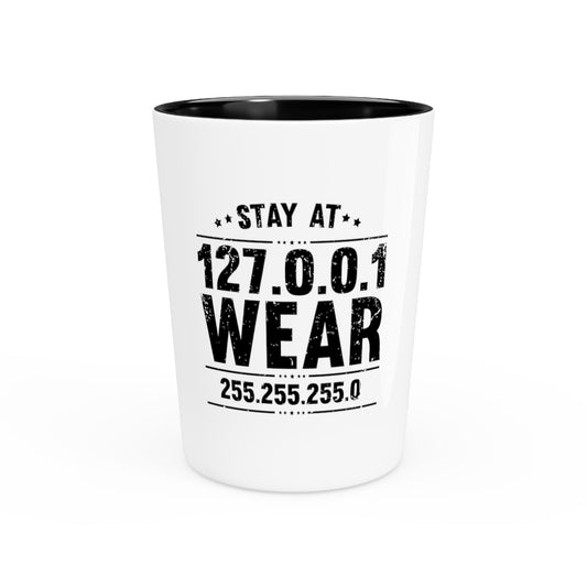 Shot Glass Party Ceramic Tequila  Hilarious Software Geek Technologist Electrical Computers Novelty Tech Freak IT Code Softwares Enthusiast