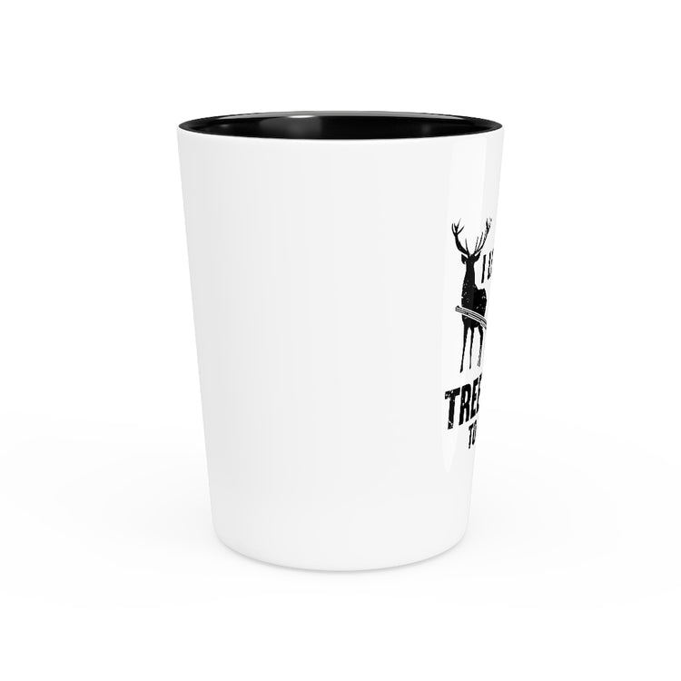 Shot Glass Party Ceramic Tequila Humorous Crossbow Sunrise Deer Catcher Enthusiast Novelty Mountain Forest Seeker Travel Dad