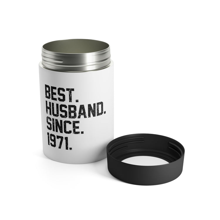 Hilarious Supportive Husband Spouses Marriage Partner Marry Humorous Couple Wedding Anniversary Boyfriend Can Holder