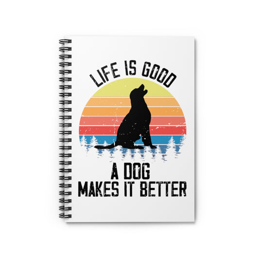 Spiral Notebook   Novelty A Dog Make It Special Furry Pets Animals Lover Hilarious Fur Parent