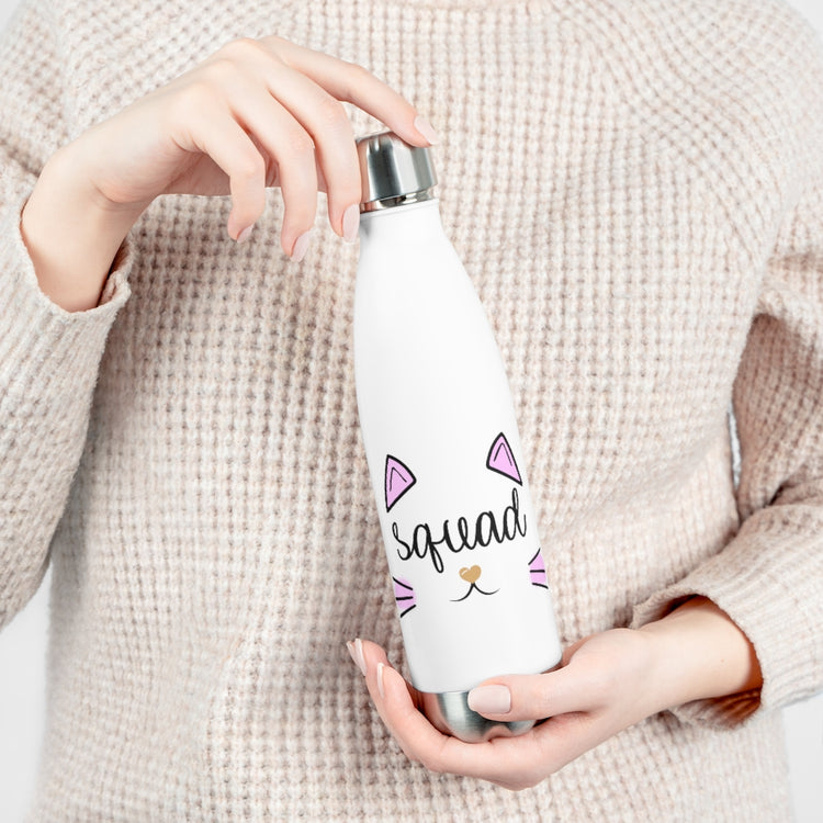 20oz Insulated Bottle  Squad Cat Bachelorette Team Bride