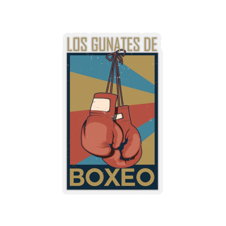 Sticker Decal Humorous Los Guantes De Boxeo Pugilism Fisticuffs Extreme Sports Novelty Stickers For Laptop Car