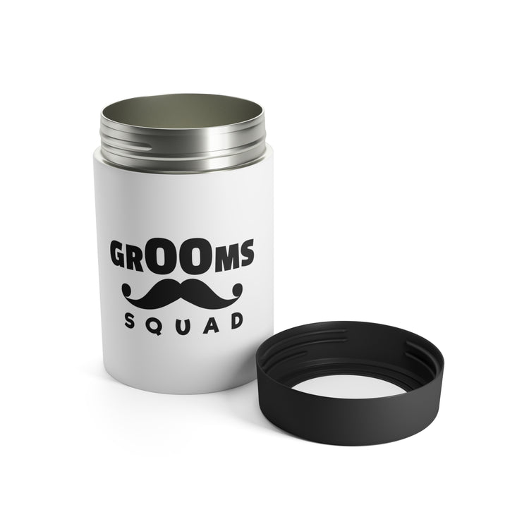 Funny Groom Squad Wedding Bachelors Mustache Wedding Hilarious Grooms Bridal Sayings Engagement Fiance Can Holder