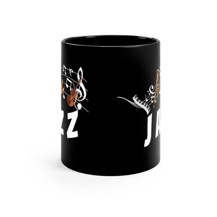 11oz Black Coffee Mug Ceramic   Novelty Concertmaster Symphony Pianist Piano Music Lover Hilarious Orchestral Instruments Instrumentalist