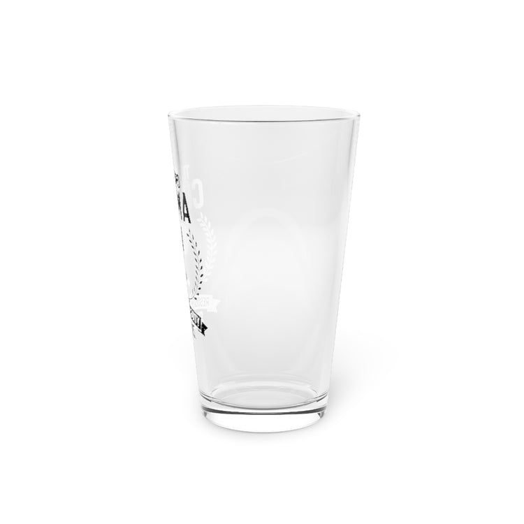 Beer Glass Pint 16oz  Novelty Oxford Comma Words Geek Linguistics Enthusiast Hilarious Cop Grammars