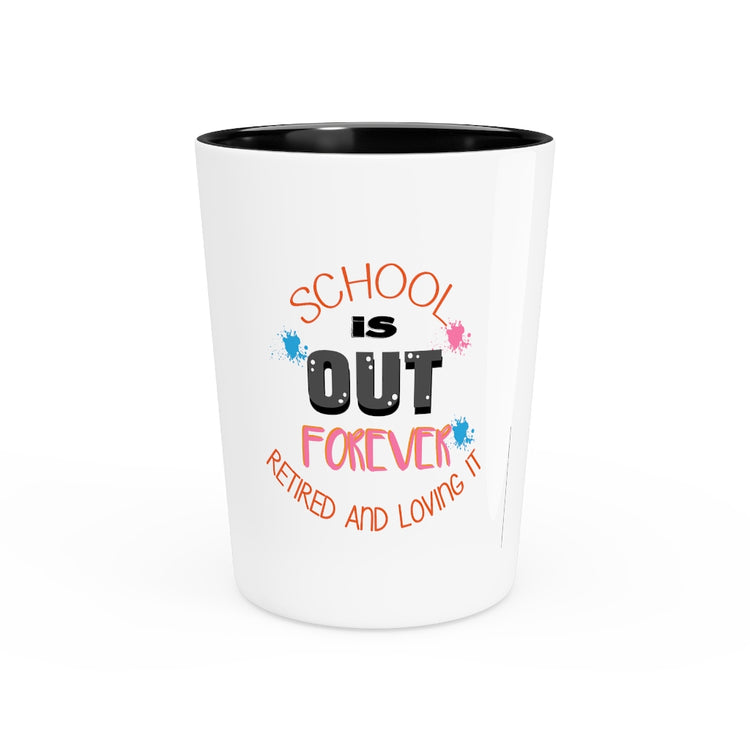 Shot Glass Party Ceramic Tequila Humorous Retirement 50th Birthday Funny 350 Dog Years Old Hilarious Graphic Men Women