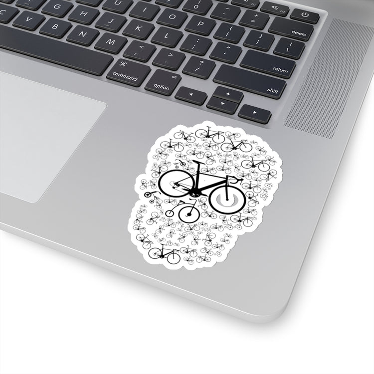 Sticker Decal Novelty Bicyclist Cyclist Biking Riding Pedal Enthusiast Hilarious Pedaling Stickers For Laptop Car