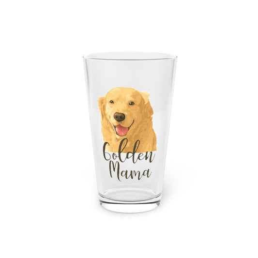 Beer Glass Pint 16oz  Novelty Favorite Loved Pup