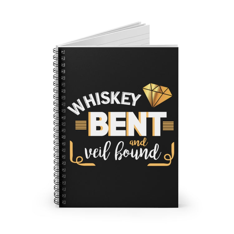 Spiral Notebook   Funny Wedding Veils Entourages Sarcastic Engagement Bridal Hilarious Drunk