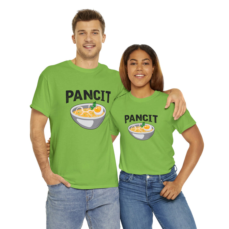 Shirt Funny Pancit Filipinos Dining Cuisine Asian Noodle Pasta Dishes Healthy delicacies T-Shirt Unisex Heavy Cotton Tee