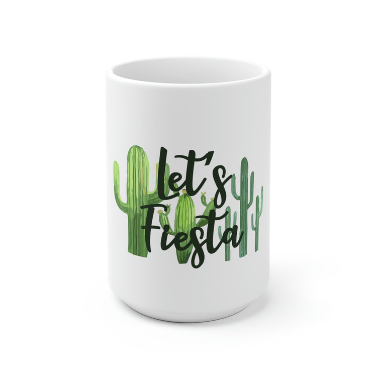 White Ceramic Mug Humorous Engagement Vacations Cactus Sarcastic Mexico Wedding  Party Bridal Spanish Bride