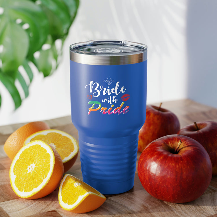 30oz Tumbler Stainless Steel Colors Humorous LGBTQ Bridal Appreciation Graphic Puns Hilarious Supportive Bridesmaid