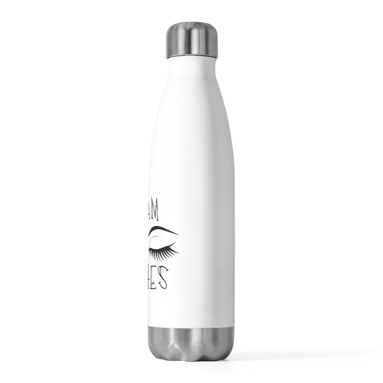 20oz Insulated Bottle  Team Staches Team Lashes Gender Reveal