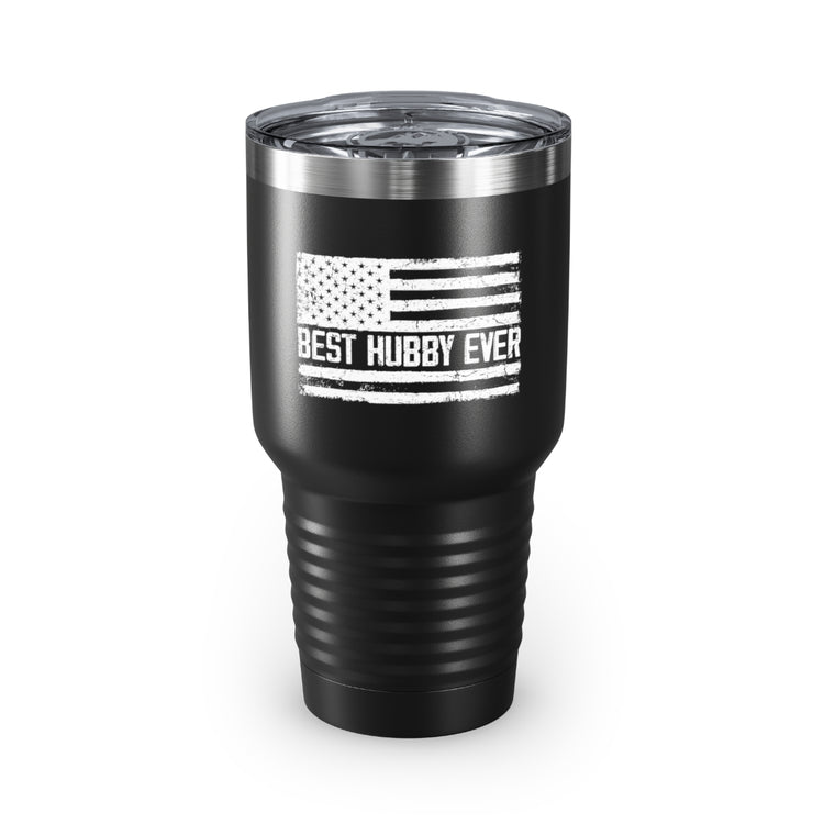 30oz Tumbler Stainless Steel Colors Supportive Husband Boyfriend Marriage Patriotic Humorous Couple Wedding Anniversary Boyfriend