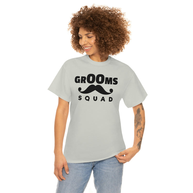 Funny Groom Squad Wedding Bachelors Mustache Wedding Hilarious Grooms Bridal Sayings Engagement Fiance