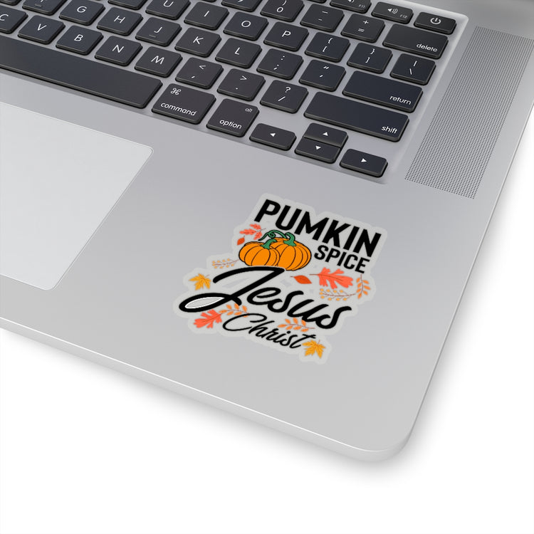 Sticker Decal Hilarious Pumkin Spice Pumpkin Festival Harvest Vegetable Lover Novelty Stickers For Laptop Car