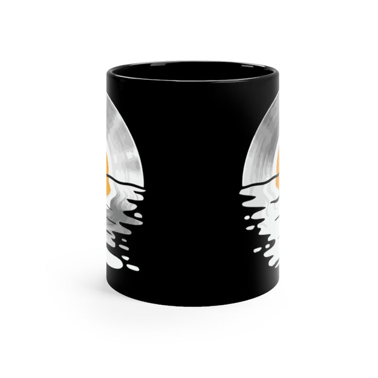 11oz Black Coffee Mug Ceramic Novelty Bands Over Humorous Gift Funny Love It She Bends Over Fishing Saying Men Women