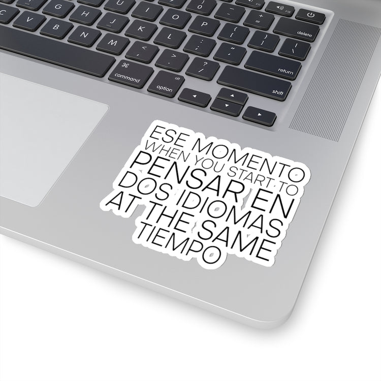 Sticker Decal Spanish English Thinking Educators Humorous Latinas Gags Sayings Stickers For Laptop Car