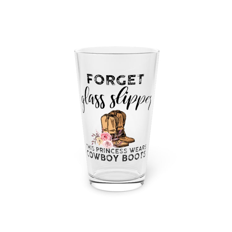 Beer Glass Pint 16oz  Novelty Forget Glass