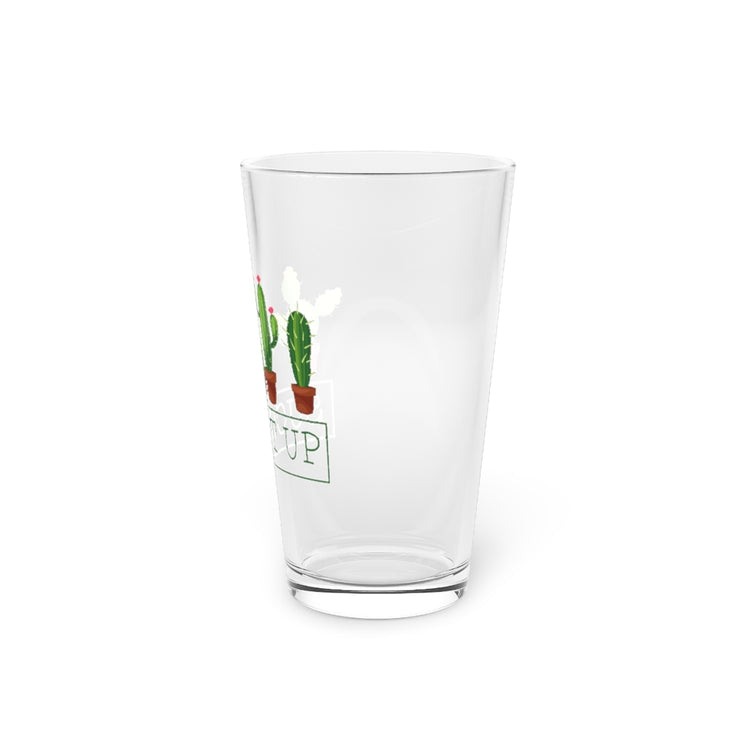 Beer Glass Pint 16oz  It Up Cactus