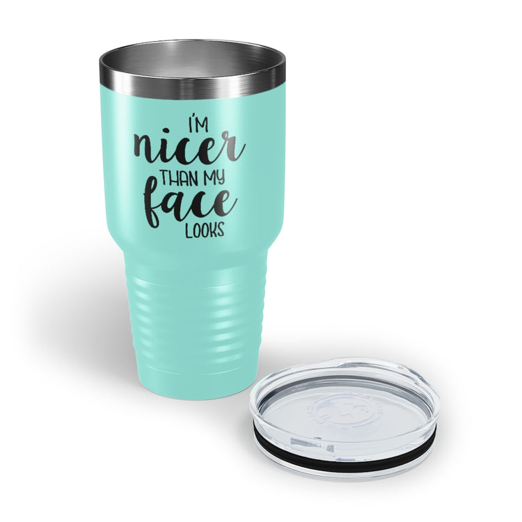 30oz Tumbler Stainless Steel Colors  Humorous Sassiest Introverts Mocking Statements Puns Line Hilarious Awkwardly