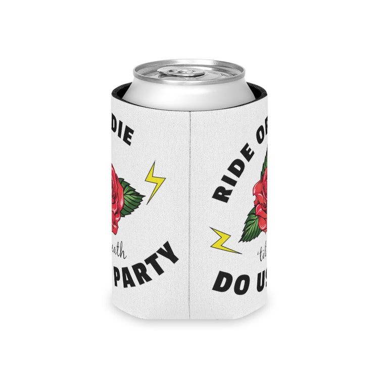 Beer Can Cooler Sleeve  Funny Bridal Bachelorettes Festivities Illustration Sayings Hilarious