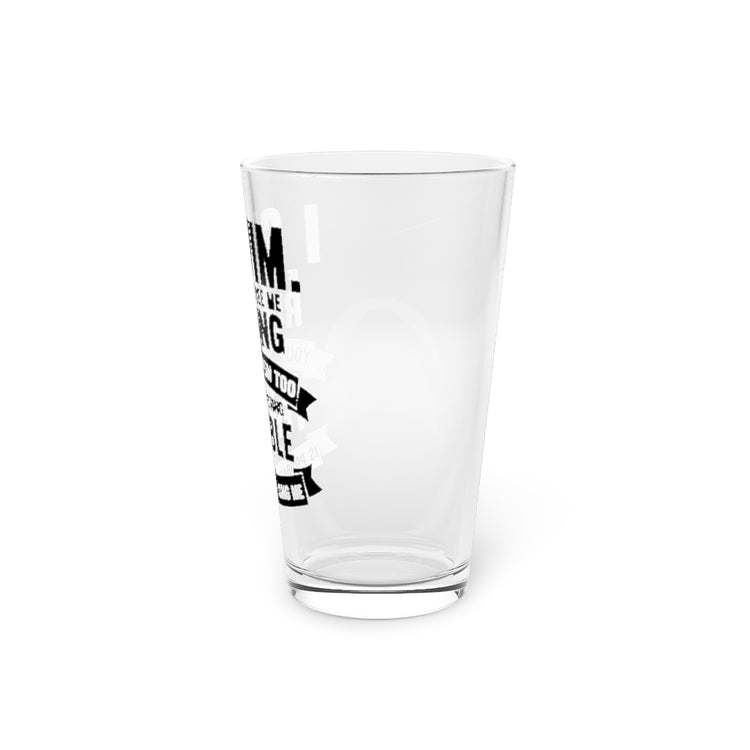 Beer Glass Pint 16oz  Humorous Swimmers Backstroke Water Sports Lover Hilarious Swimming Swim Games