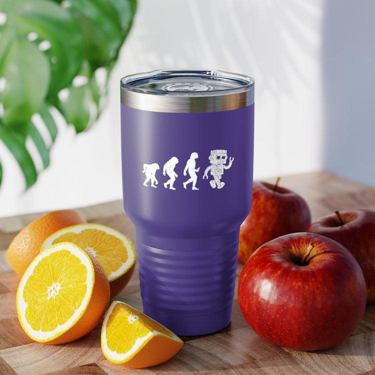 30oz Tumbler Stainless Steel Colors Novelty Mechanical Transformation Robotlike Cyborg Lover Hilarious Artificial