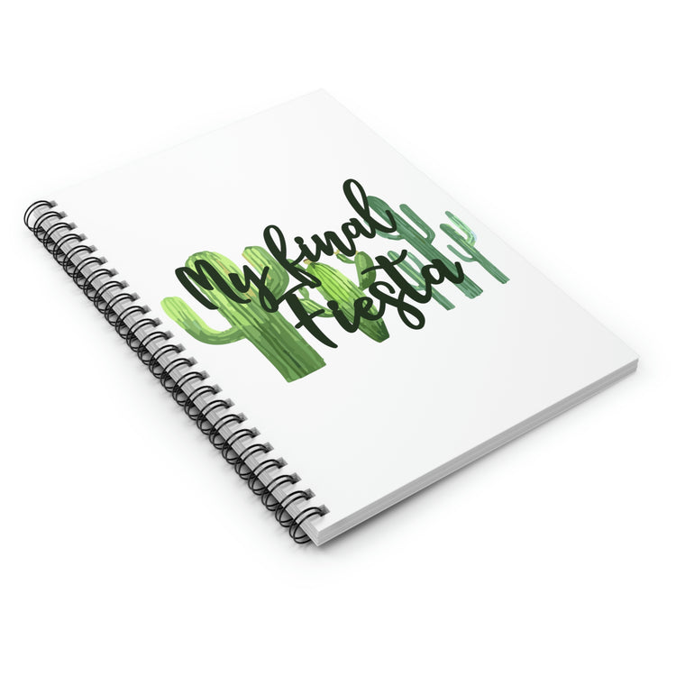 Spiral Notebook Funny Engagement Vacations Cactus Sarcastic Mexico Wedding  Fun Mexican Engagement Entourages