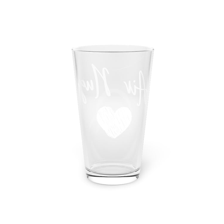 Beer Glass Pint 16oz  Novelty Air Hug Isolation Rules Practices Hilarious Epidemic Preparedness Men