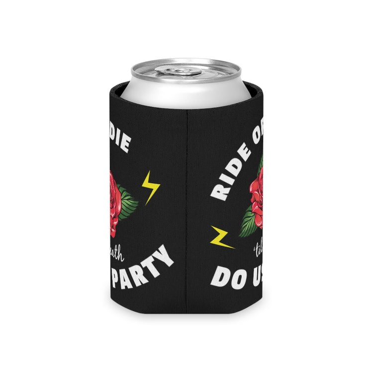 Beer Can Cooler Sleeve  Funny Bridal Bachelorettes Festivities Illustration Sayings Hilarious