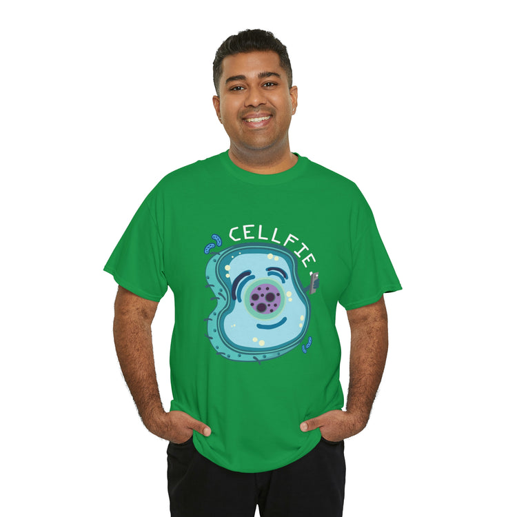 Shirt Hilarious Unique Cellfie Cell Physics Teachers Science Teacher biology physiology T-Shirt Unisex Heavy Cotton Tee