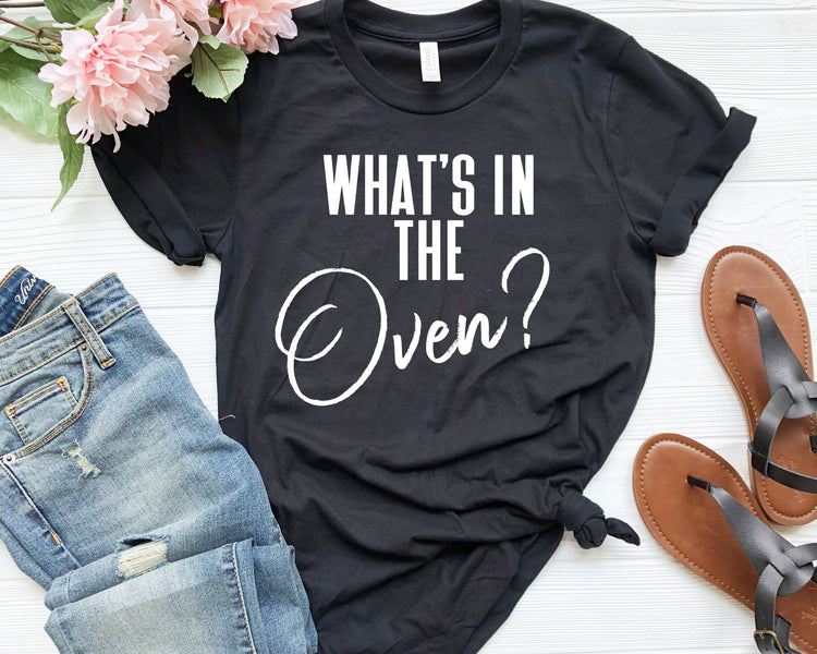 What's In The Oven Future Mom Baby Bump Shirt - Teegarb