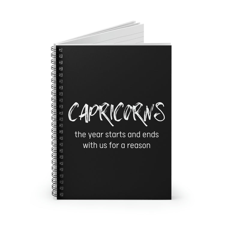 Spiral Notebook Funny Definition Capricorn Sarcastic Dad Novelty Capricorn Wife Mom Dad Father