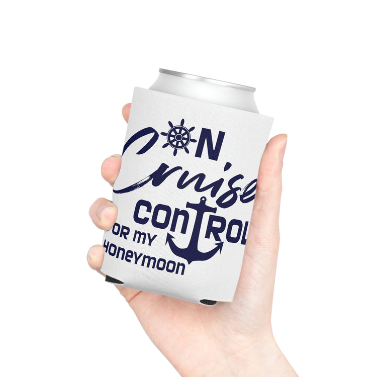 Beer Can Cooler Sleeve Funny Bridal Celebrations Vacation Bridal Women Men Groom Fun Bridesmaids Graphic Wedding