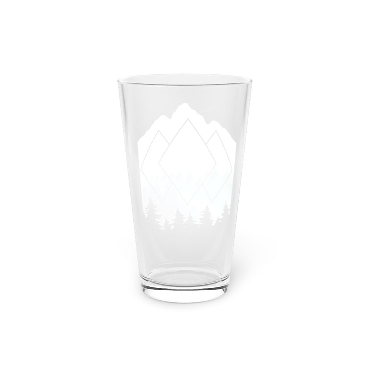 Beer Glass Pint 16oz Hilarious Woodland Trees Jungles Touring Travelling Lover Humorous Wandering