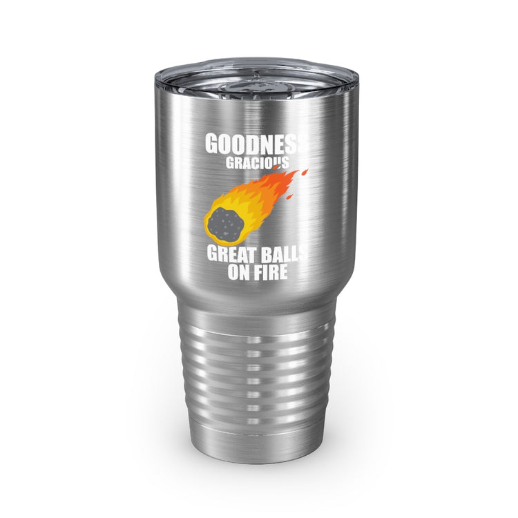 30oz Tumbler Stainless Steel Colors Hilarious Meteors Illustration Stargazers Statements Puns Humorous Stargazing