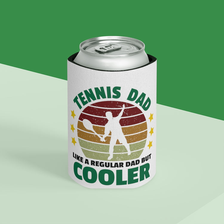 Beer Can Cooler Sleeve Tennis Dad Like A Regular Dad But Cooler