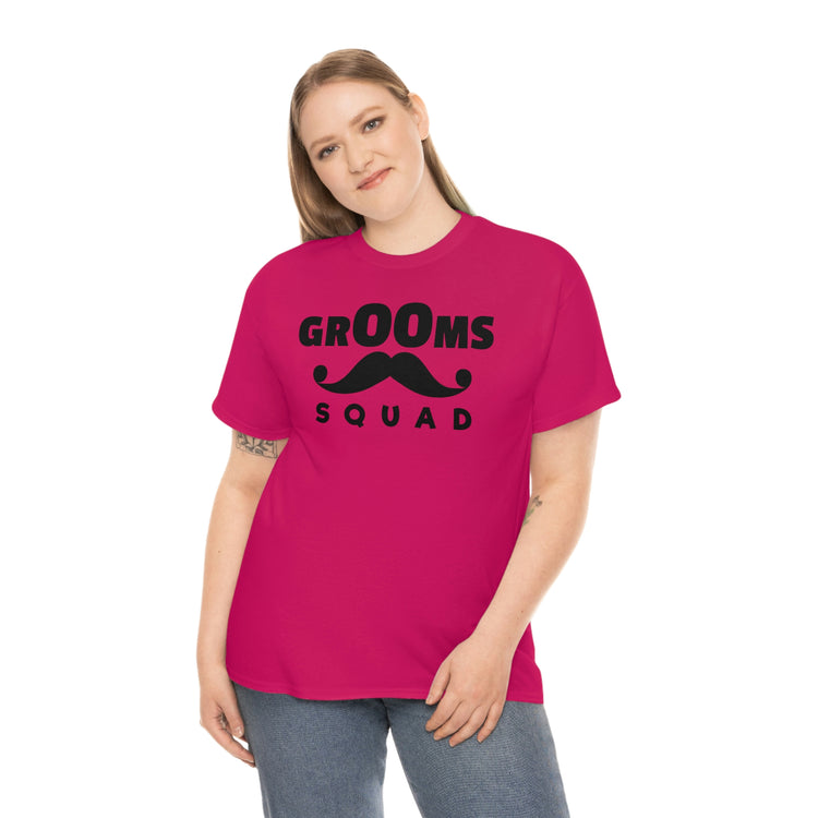 Funny Groom Squad Wedding Bachelors Mustache Wedding Hilarious Grooms Bridal Sayings Engagement Fiance