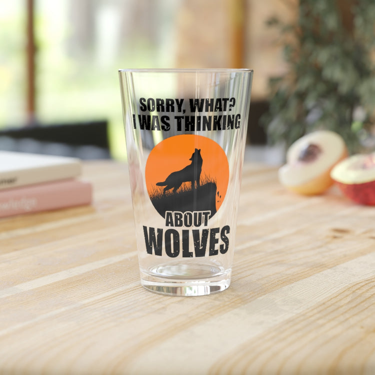 Beer Glass Pint 16oz  Novelty Wildlife Biologist Park Biologist Attendant Upcoming Enthusiast