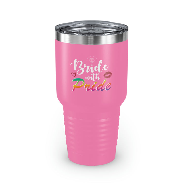 30oz Tumbler Stainless Steel Colors Humorous LGBTQ Bridal Appreciation Graphic Puns Hilarious Supportive Bridesmaid