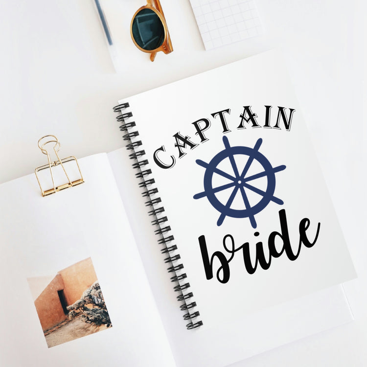 Spiral Notebook irst Mate Captain Bride Party Crew Bridal Party Bridesmaid Proposal | Bridal Shower Gift|Team Bride