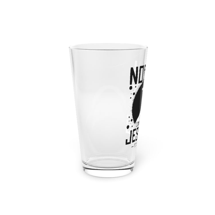 Beer Glass Pint 16oz  Novelty Normal Isn't Coming Back Catholic Devotee Women Men Novelty Blessing Sermon Christianity Humor Saying