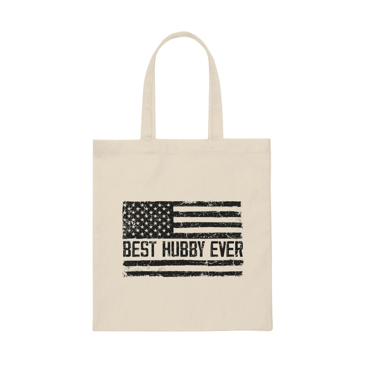 Hilarious Supportive Husband Boyfriend Marriage Patriotic Humorous Couple Wedding Anniversary Boyfriend Canvas Tote Bag